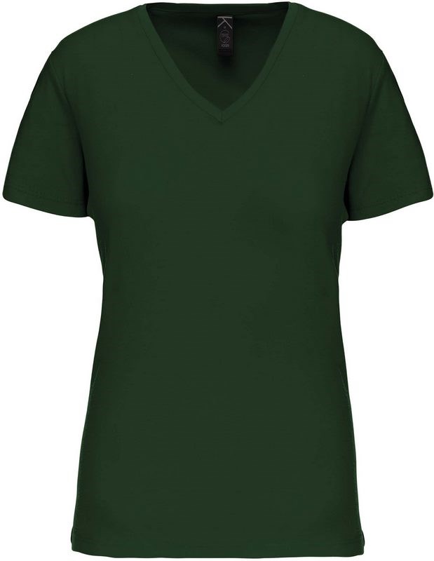 Kariban Dames-t-shirt BIO150 V-hals