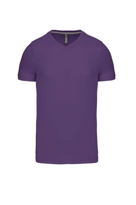 Kariban T-shirt V-hals korte mouwen