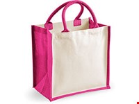 Westford Mill Printers' midi jute tote