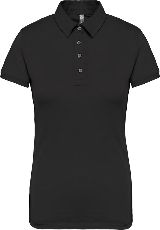 Kariban Damespolo korte mouwen van jersey