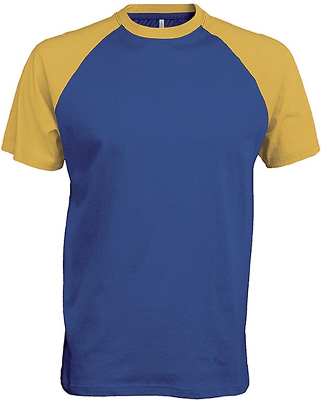 Kariban Baseball - Tweekleurig T-shirt