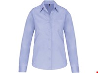 Kariban Dames poplin blouse lange mouwen