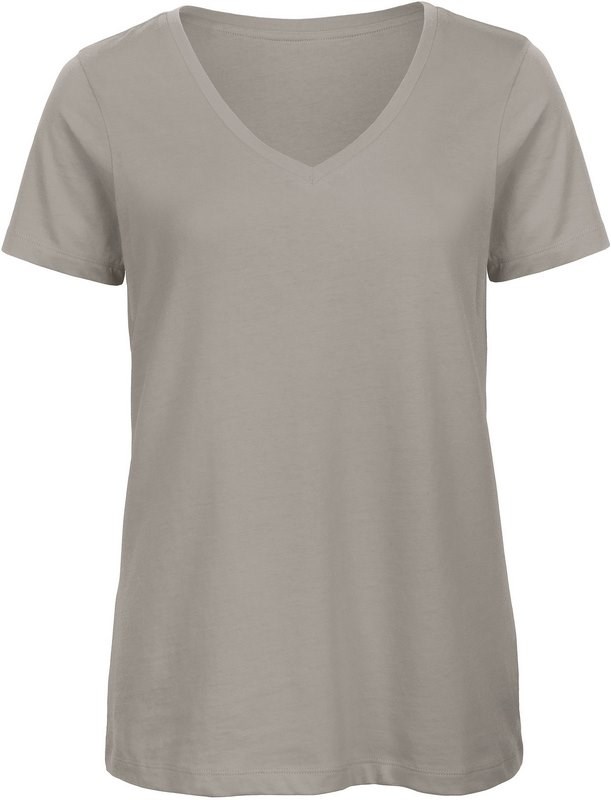 B&C Organic Cotton Inspire V-neck T-shirt / Woman