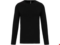 Kariban T-shirt ronde hals lange mouwen