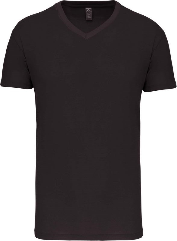 Kariban Heren-t-shirt BIO150 V-hals