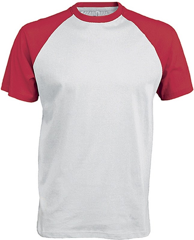 Kariban Baseball - Tweekleurig T-shirt