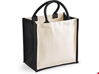 Westford Mill Printers' midi jute tote