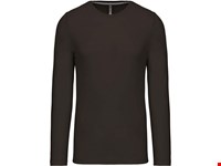Kariban T-shirt ronde hals lange mouwen