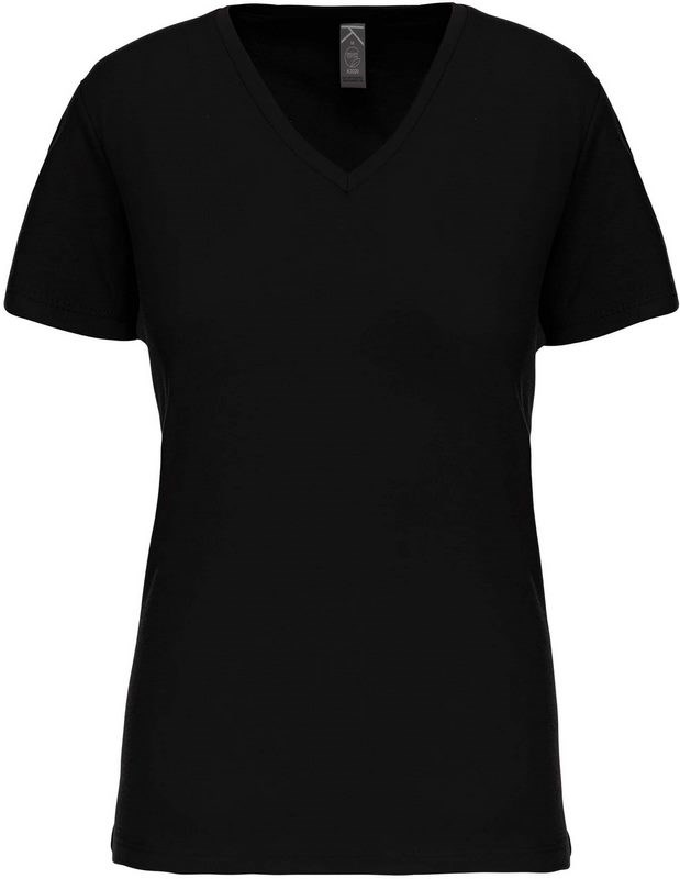 Kariban Dames-t-shirt BIO150 V-hals