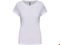 Kariban Dames-t-shirt ronde hals korte mouwen