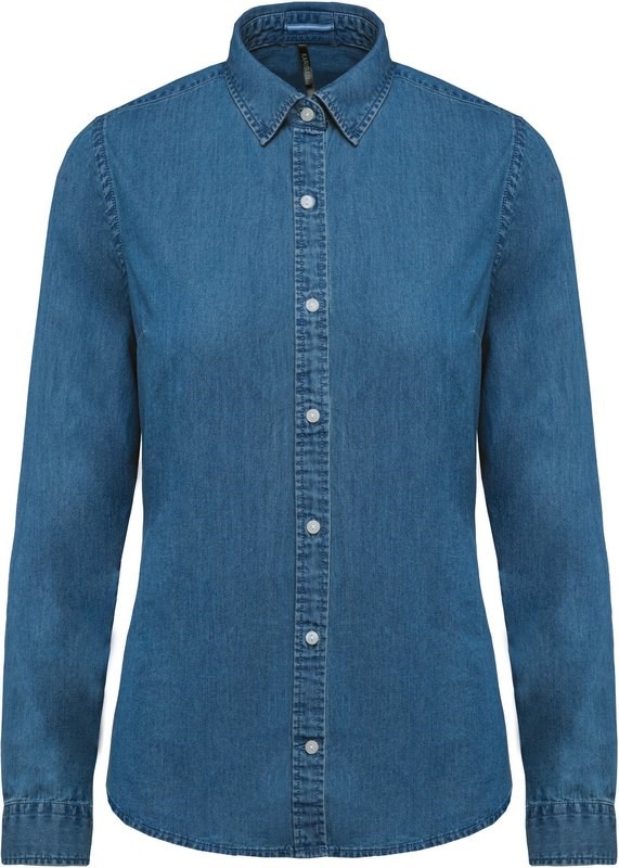 Kariban Damesblouse Denim
