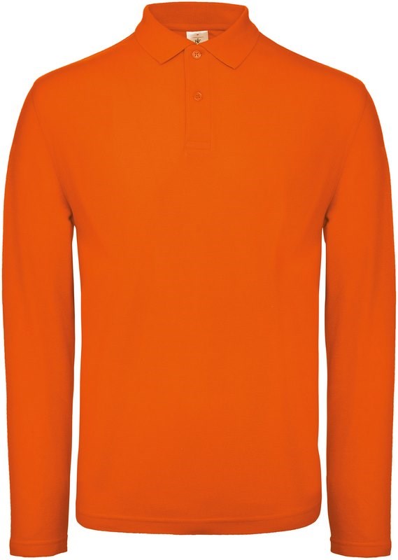 B&C ID.001 Men's long-sleeve polo shirt