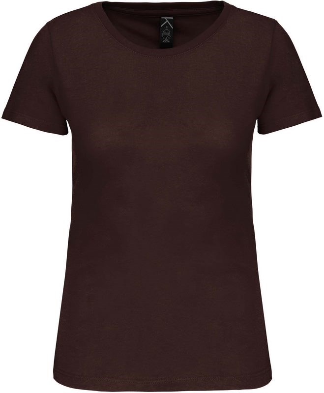 Kariban Dames-t-shirt BIO150 ronde hals