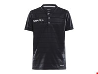 Craft - Pro Control Button Jersey Jr Black/White 134/140