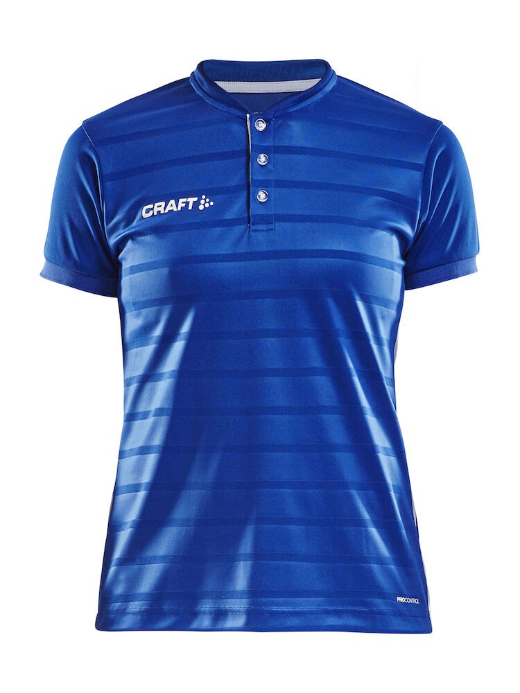 Craft - Pro Control Button Jersey W Club Cobolt/White XL