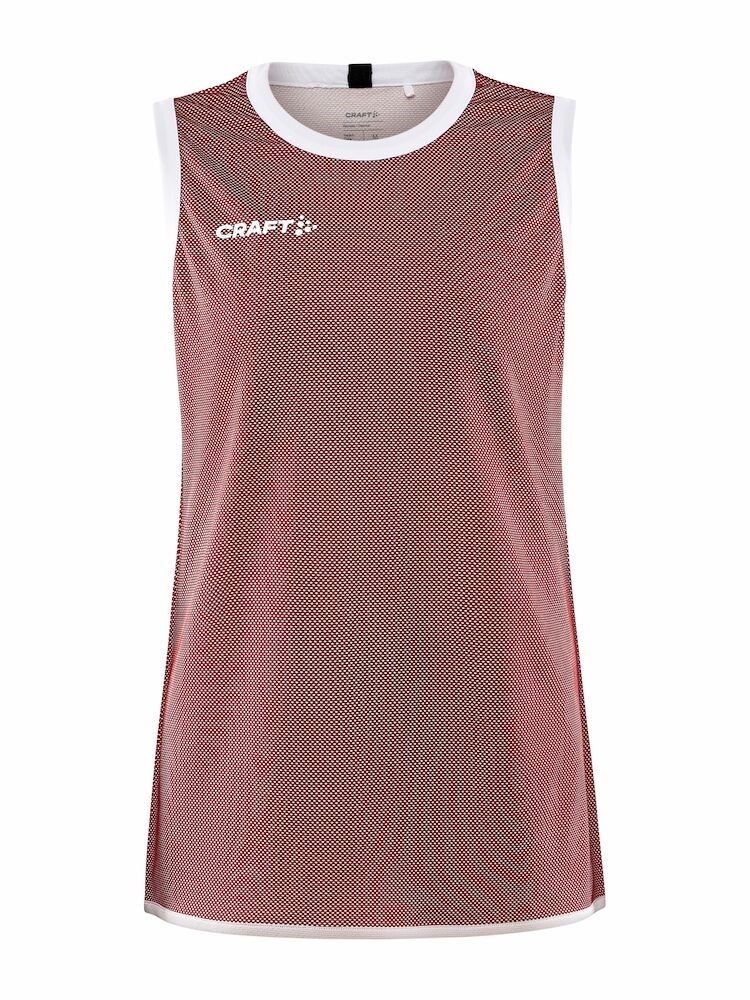 Craft - Progress Reversible Basket Singlet W Bright Red/White XXL