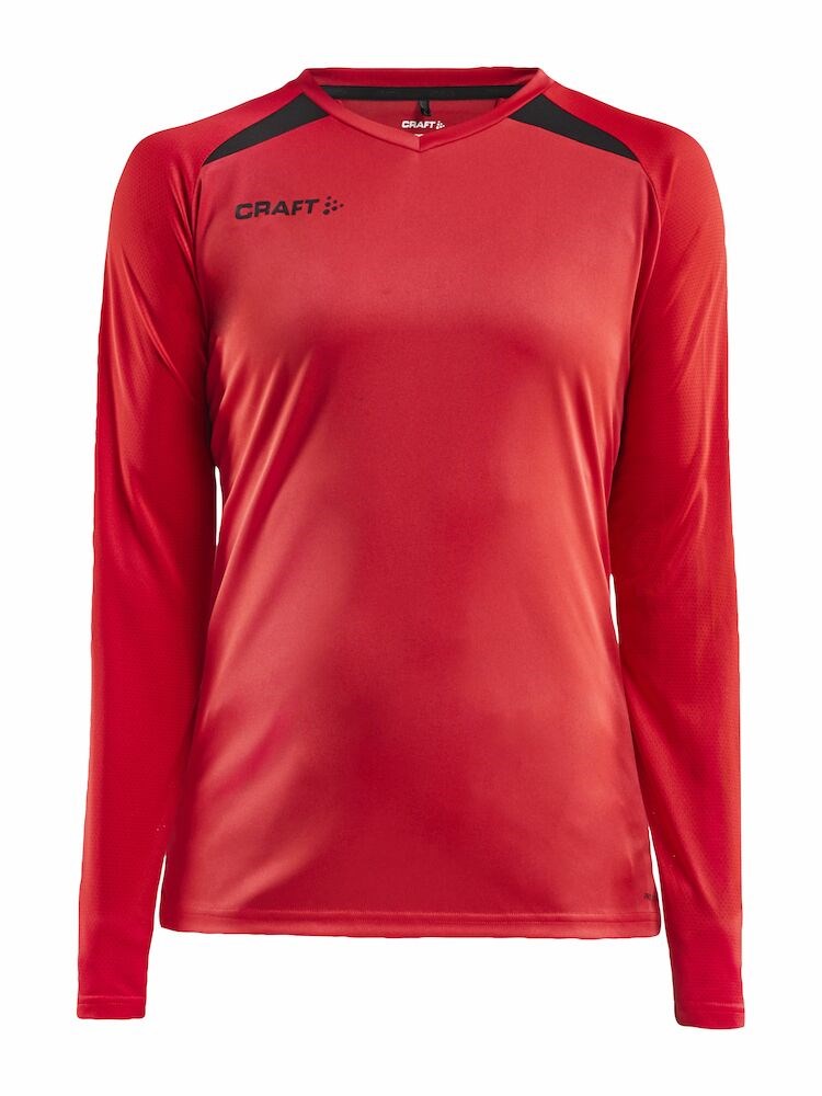 Craft - PRO Control Impact LS Tee W Bright Red/Black S
