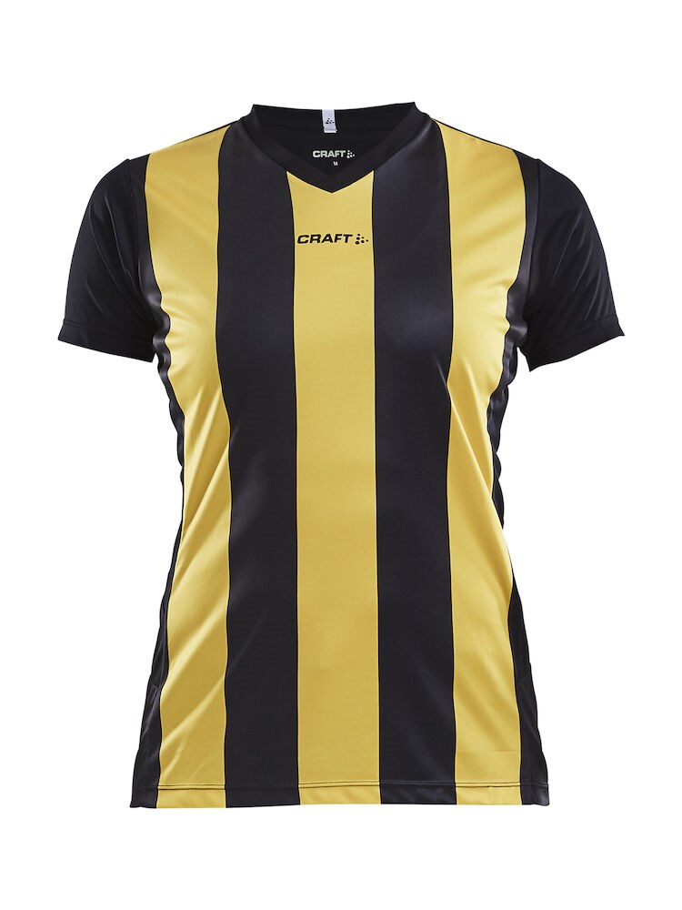 Craft - Progress Jersey Stripe W Black/Sweden Yellow XS