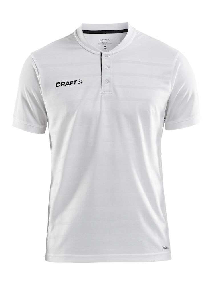 Craft - Pro Control Button Jersey M White/Black XXL