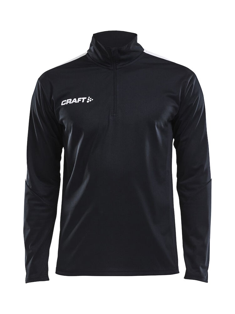 Craft - Progress Halfzip LS Tee M Black/White 3XL