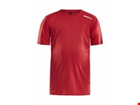 Craft - Rush SS Tee Jr Bright Red 134/140