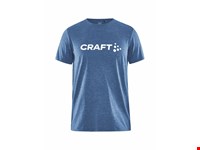 Craft - Community Logo SS Tee Jr Club Cobolt Melange 134/140
