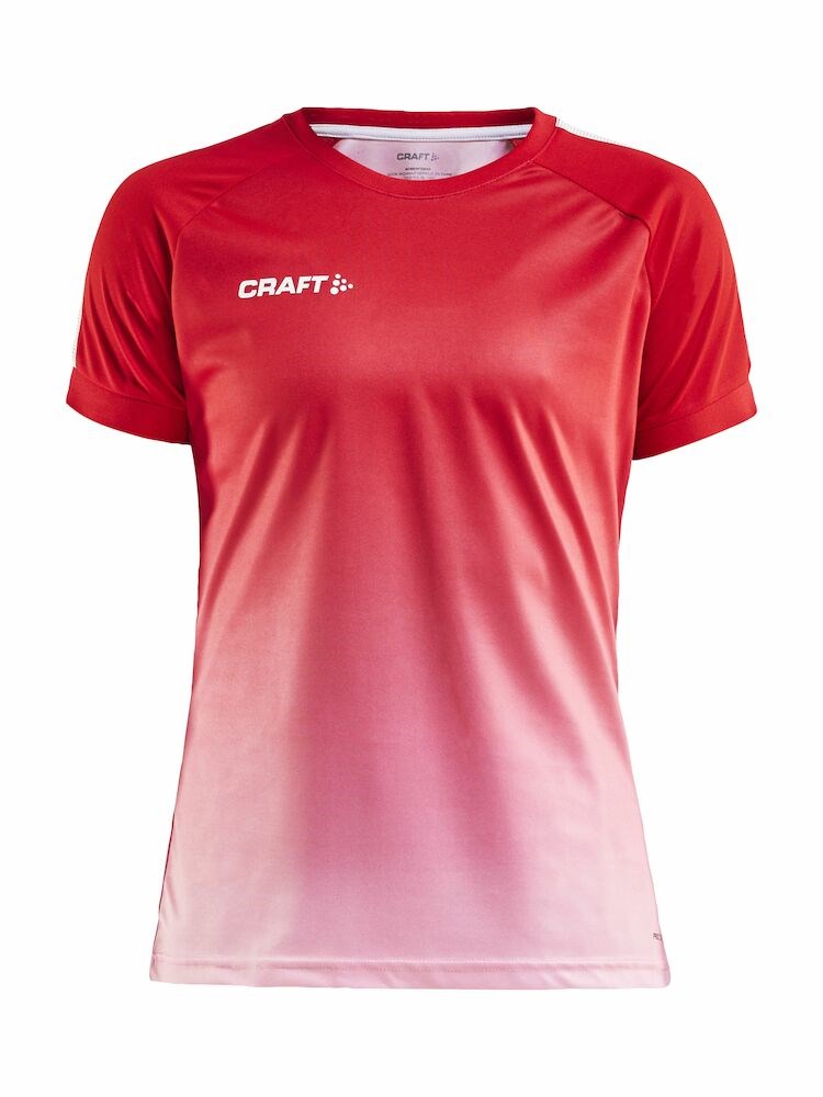 Craft - Pro Control Fade Jersey W Bright Red/White XL