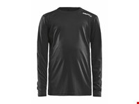 Craft - Rush LS Tee Jr Black 134/140