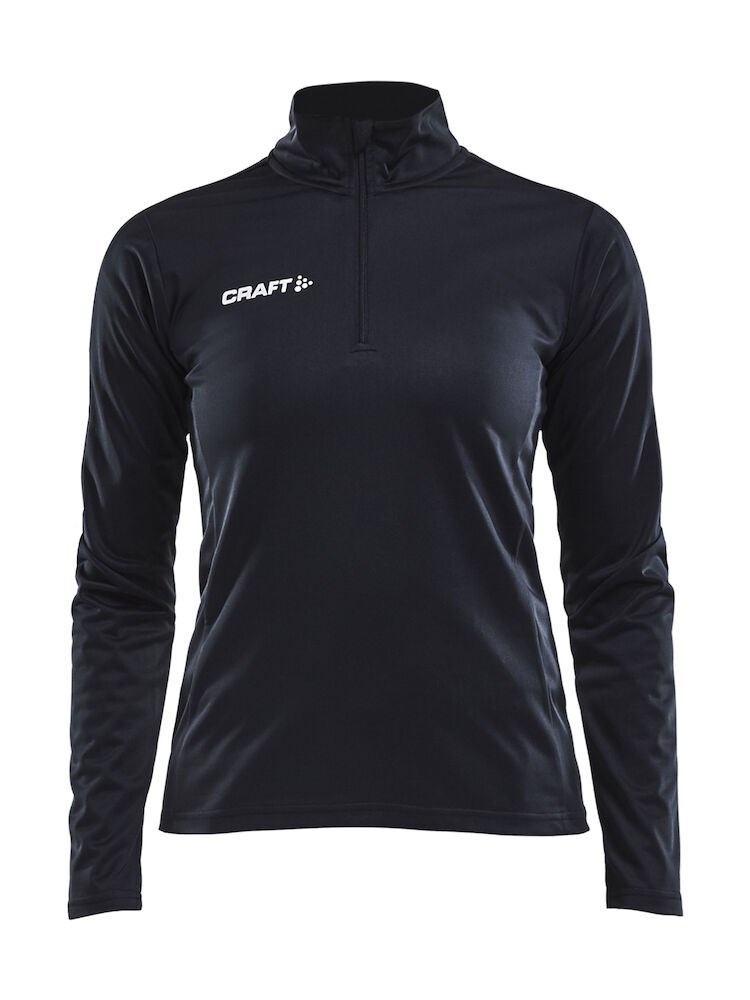 Craft - Progress Halfzip LS Tee W Black/White XL