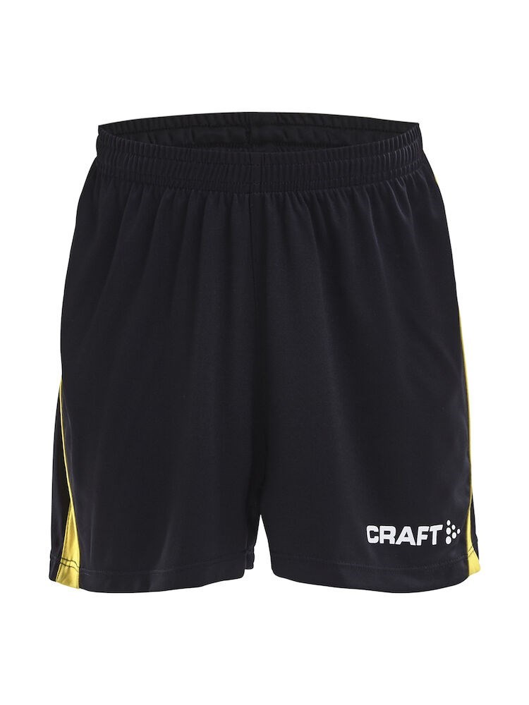 Craft - Progress Short Contrast JR Black/Sweden Yellow 134/140