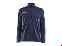 Craft - Progress Halfzip LS Tee M Navy/Sweden Yellow XL