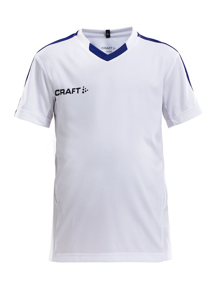 Craft - Progress Jersey Contrast JR White/Club Cobolt 146/152