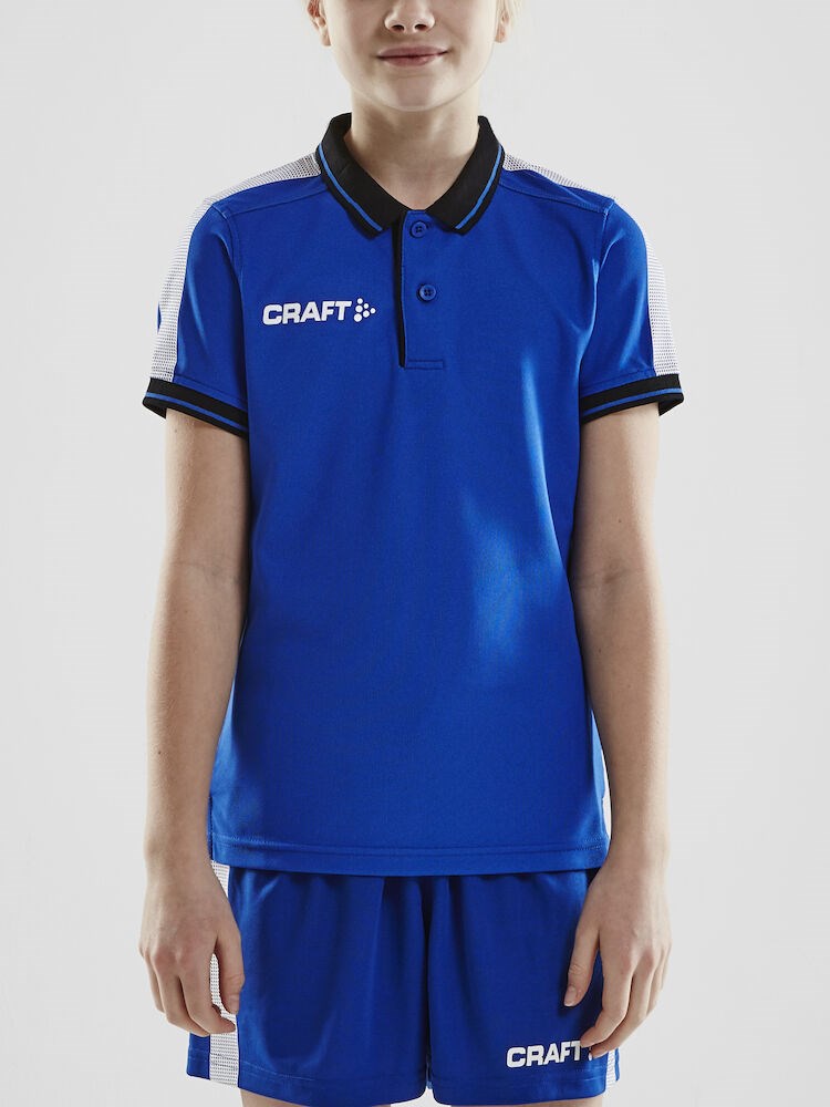 Craft - Pro Control Poloshirt Jr Club Cobolt/Black 122/128