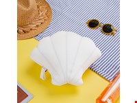 Strandkussen,Summer Shell,wit,polyester