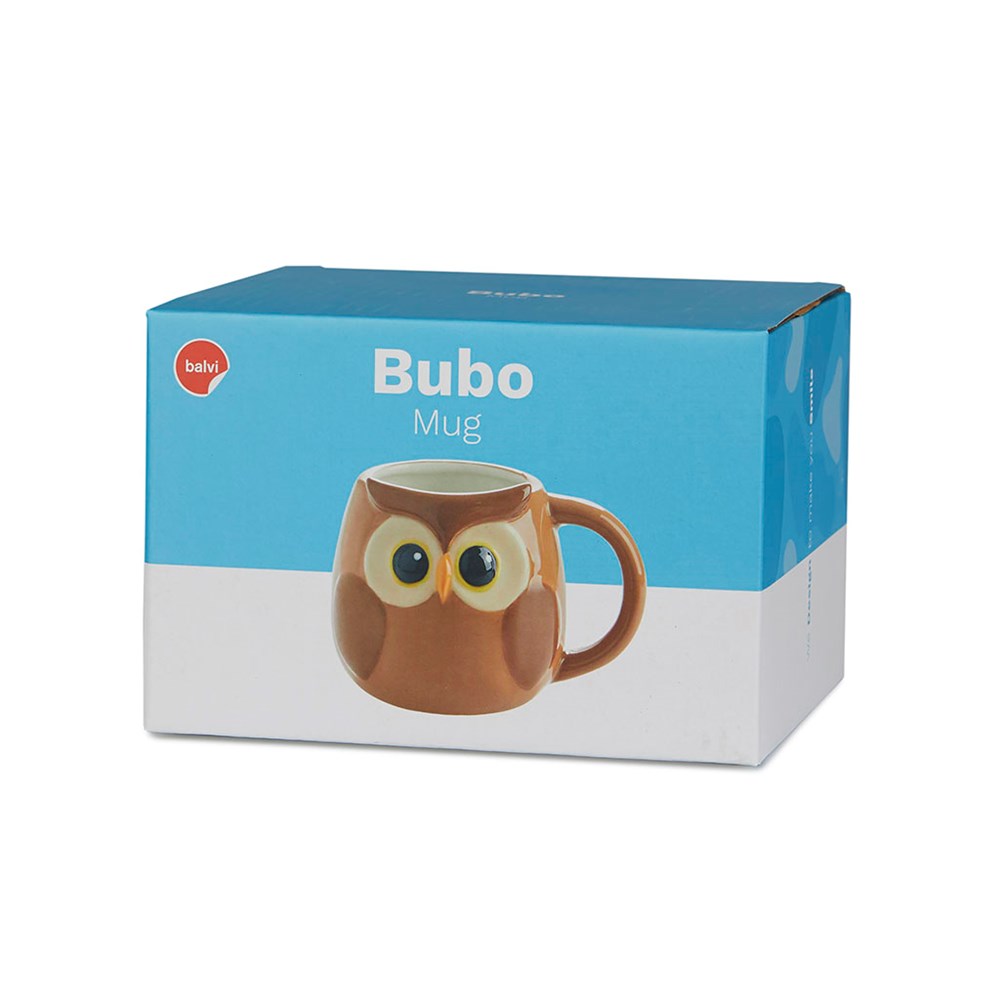 Mok,Bubo,bruin,400 ml,met handvat