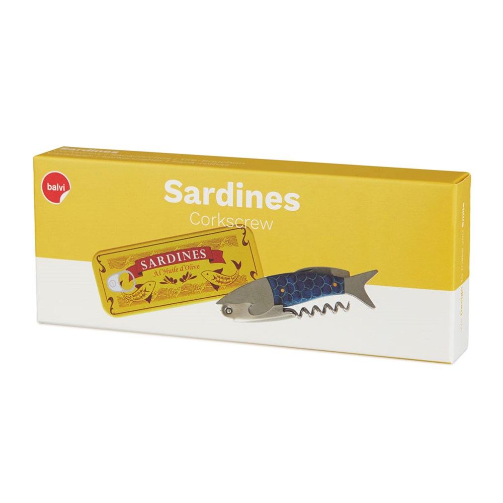 Kurketrekker,Sardines,tin