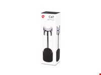 Fles,Cat,350 ml,zwart,borosilicate