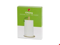 Keukenrolhouder,Chamy,beige/groen,metaal