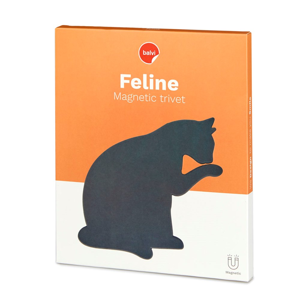 Pannenonderzetter,Feline,grijs,silicone