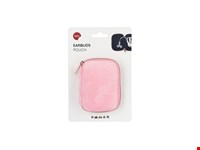 Koffer,Earbuds,roze,fluwelen