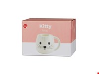 Mok,Kitty,400 ml,met handvat,white,keramiek