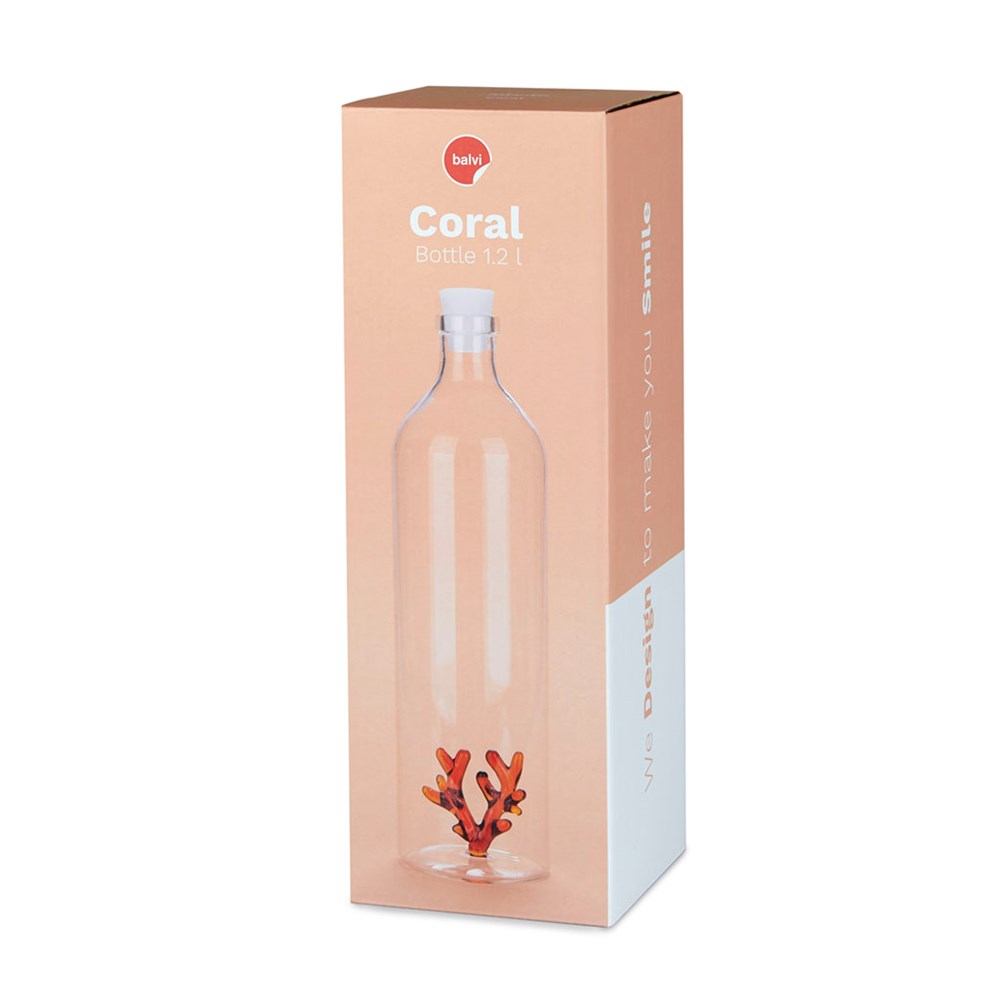 Fles,Atlantis Coral,1.2 L,amber,glas