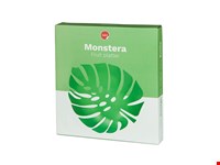 Fruitschaal,Monstera,groen,metaal,30 cm
