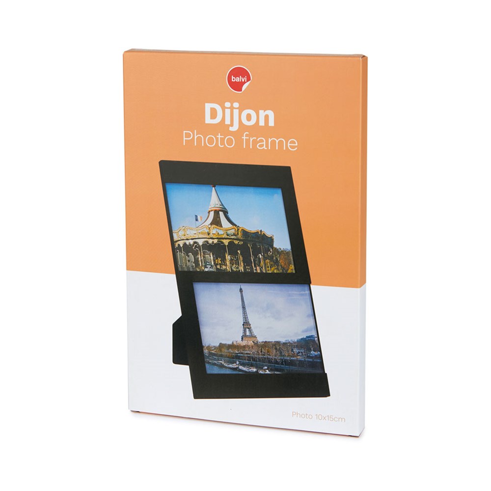 Lijst,Dijon,2x 10x15,zwart,plastic