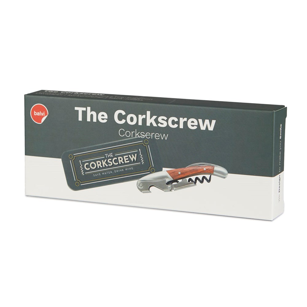 Kurketrekker,The Corkscrew,hout,tin
