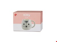 Mok,Kitty,grijs,400 ml,met handvat
