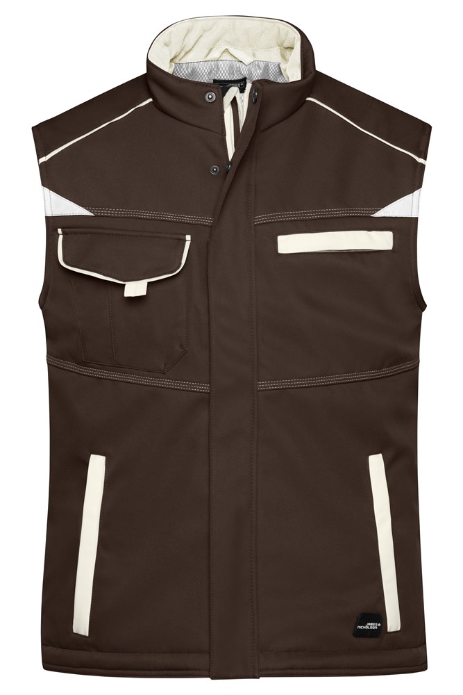 Workwear Softshell Padded Vest - COLOR -