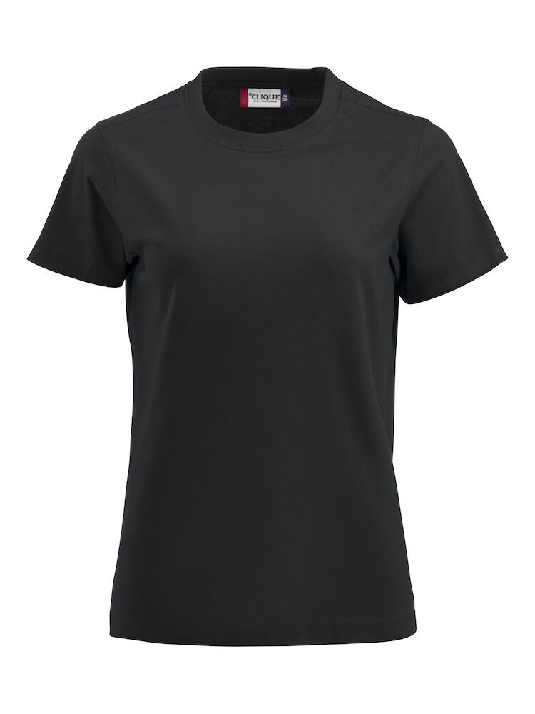 Clique - Premium-T Women Zwart XXL