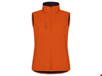 Clique - Classic Softshell Vest Women Diep Oranje 42/XL