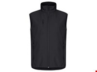 Clique - Classic Softshell Vest Zwart XXL